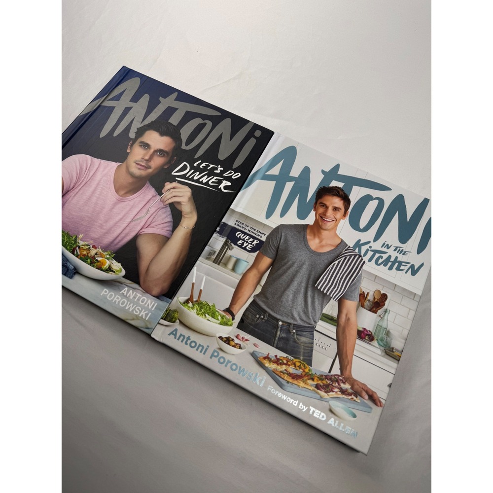 Antoni Porowski Cookbook Set Let's Do Dinner & Antoni in the Kitchen Hardcover